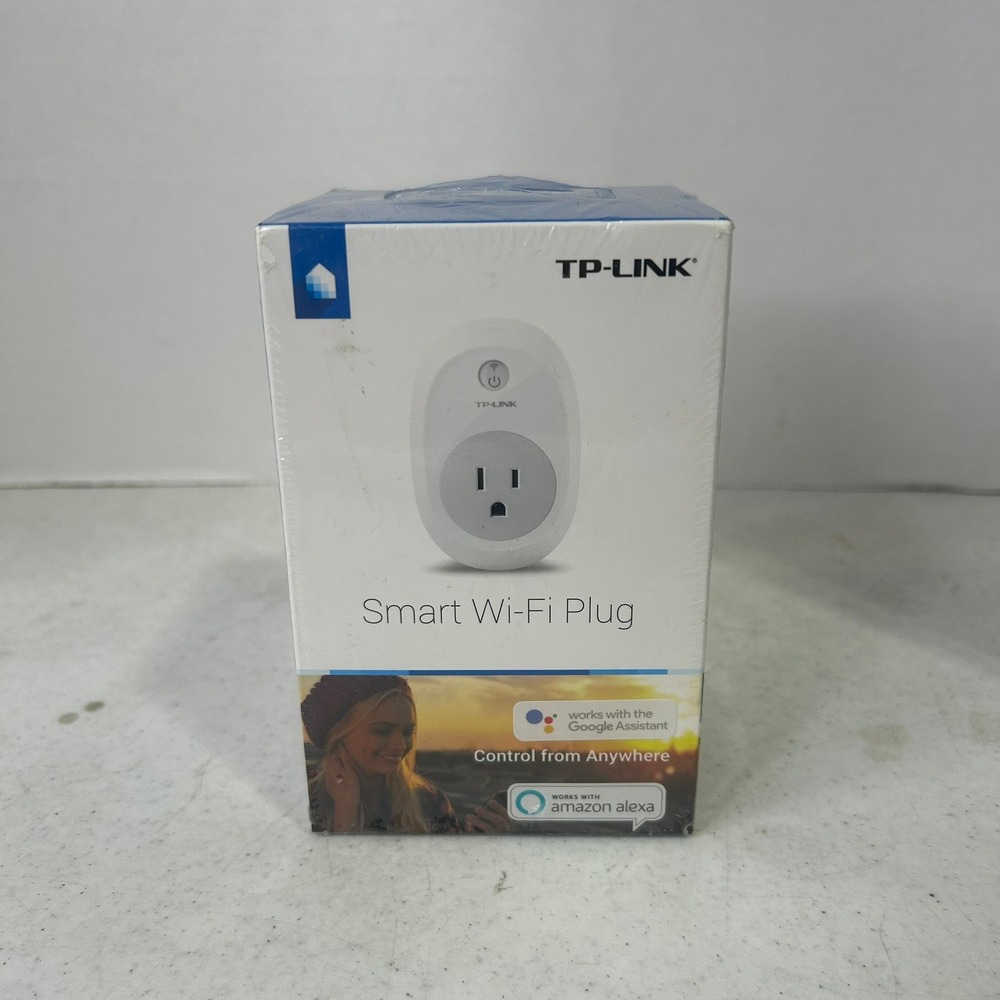 TP-Link Smart Wi-Fi Plug HS100 White Alexa Google Assistant Compatible NEW